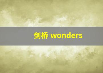 剑桥 wonders